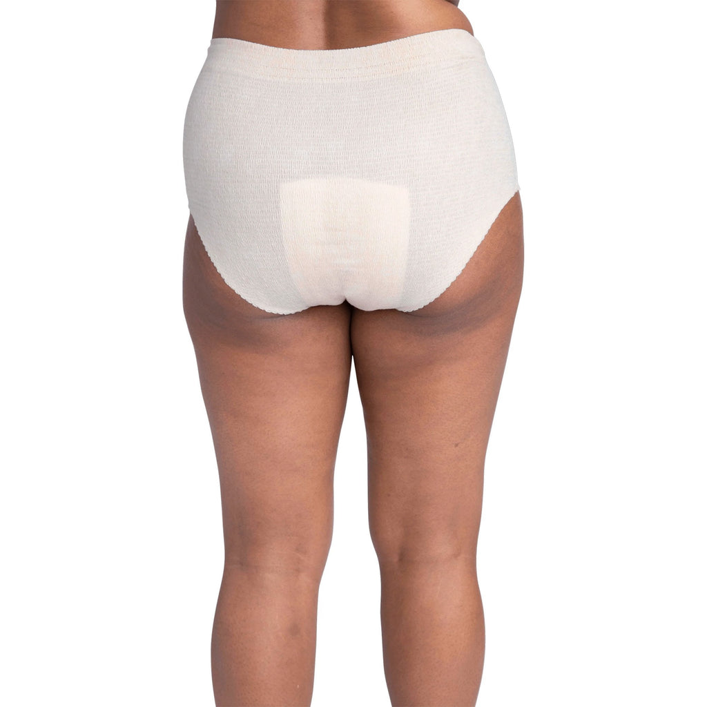 Nexwear Women's Pull-On Absorbent Underwear, Small/Medium, Tan 60