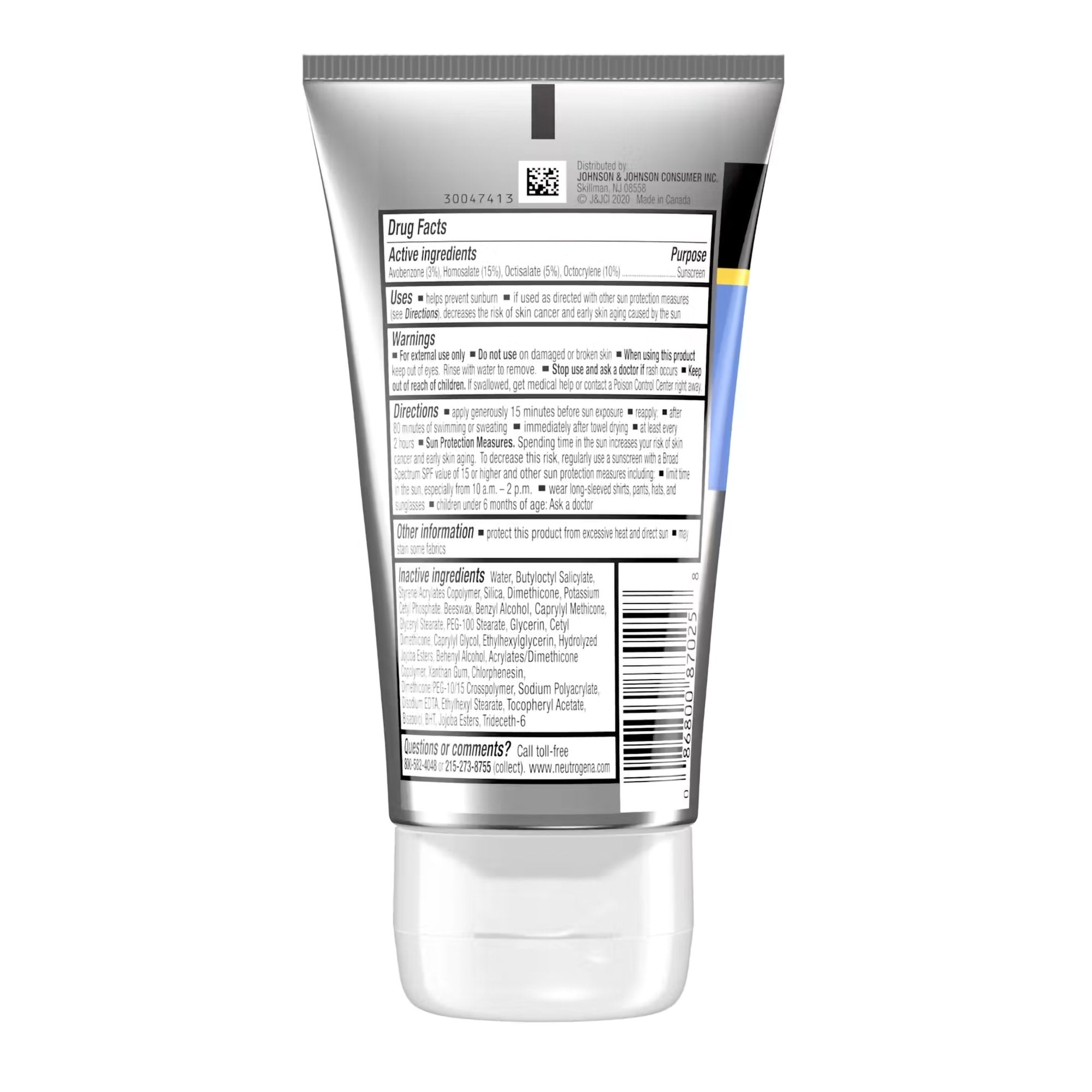 Neutrogena® Sport Face Oil-Free Sunscreen SPF 70+ 08680087025