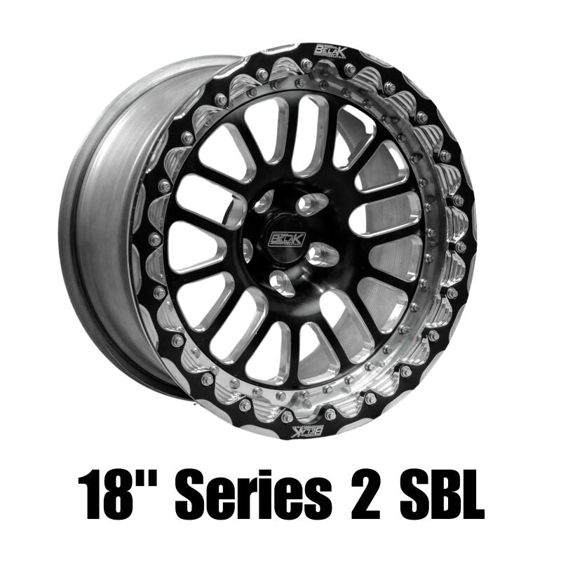 Belak Wheels Belak 18x10 / 6.75in BS / 5x120 BP / High Pad / Series 2 Wheel - Single Beadlock 18105120S26BS-SBL