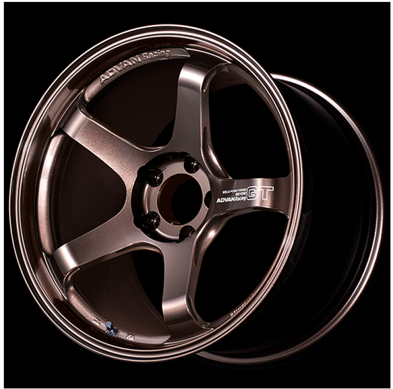 Advan GT for Porsche 18X8.5 +50 5-130 Racing Titanium Black YAQ8H50PTBP