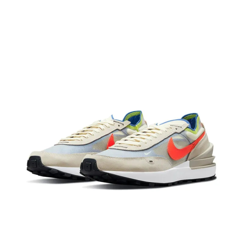Nike Waffle One Coconut Milk Crimson Royal