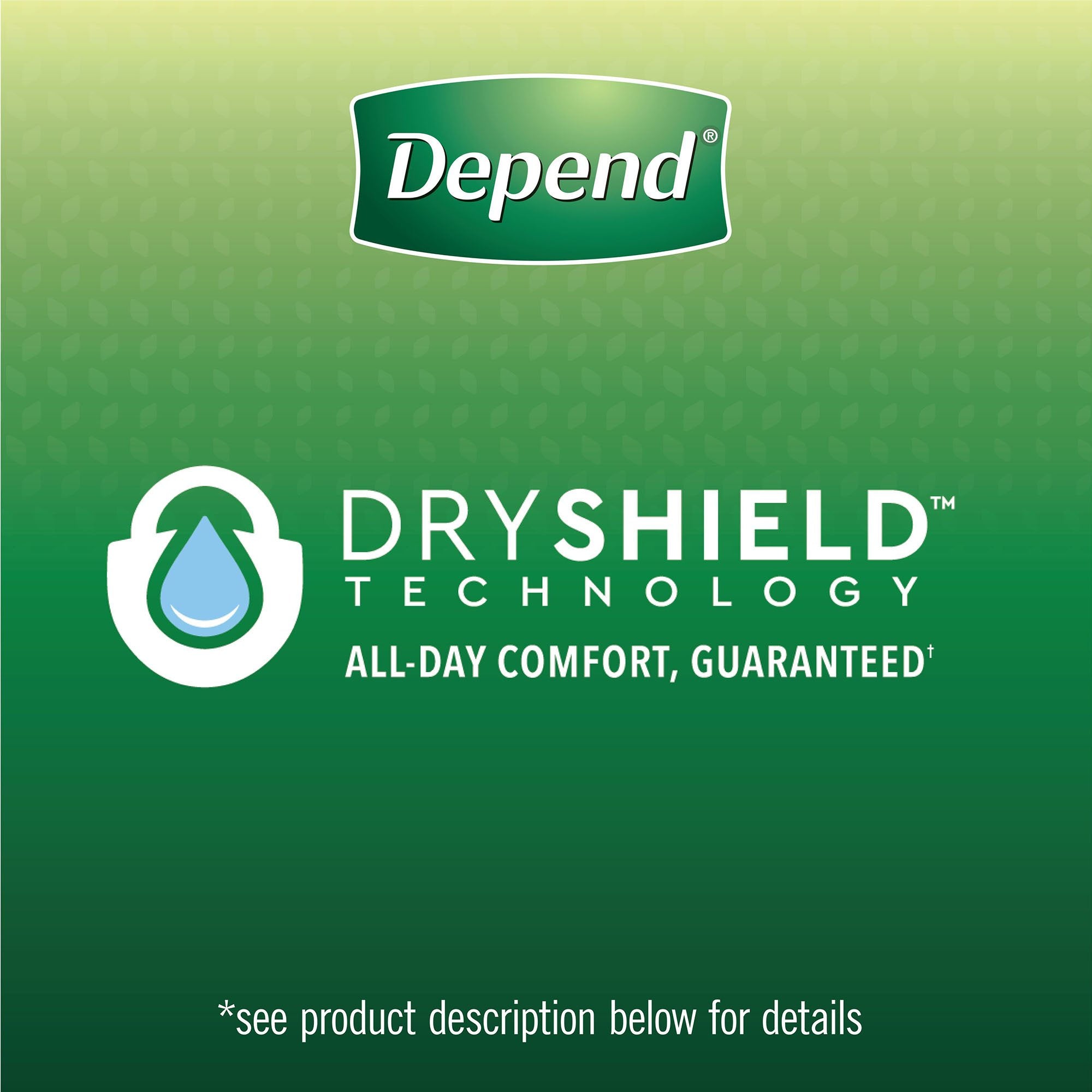 Depend® Fresh Protection™ Men's Maximum Absorbency Underwear, Small/Medium 43616