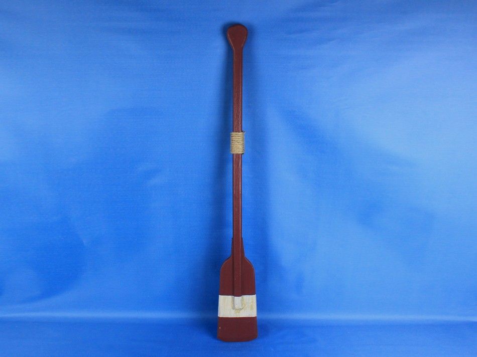 Wooden Chadwick Decorative Squared Rowing Boat Oar w/ Hooks 36""