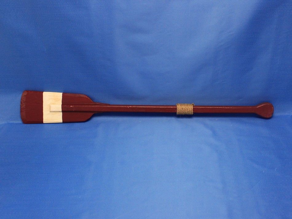 Wooden Chadwick Decorative Squared Rowing Boat Oar w/ Hooks 36""