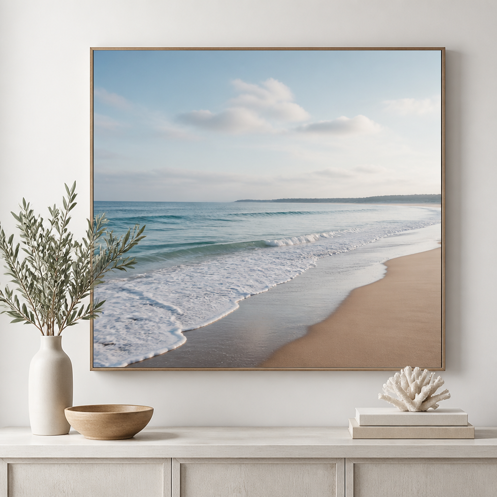 Beach Shoreline Coastal Wall Art VII