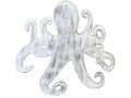Wooden Whitewashed Octopus Wall Mounted Decoration 25""