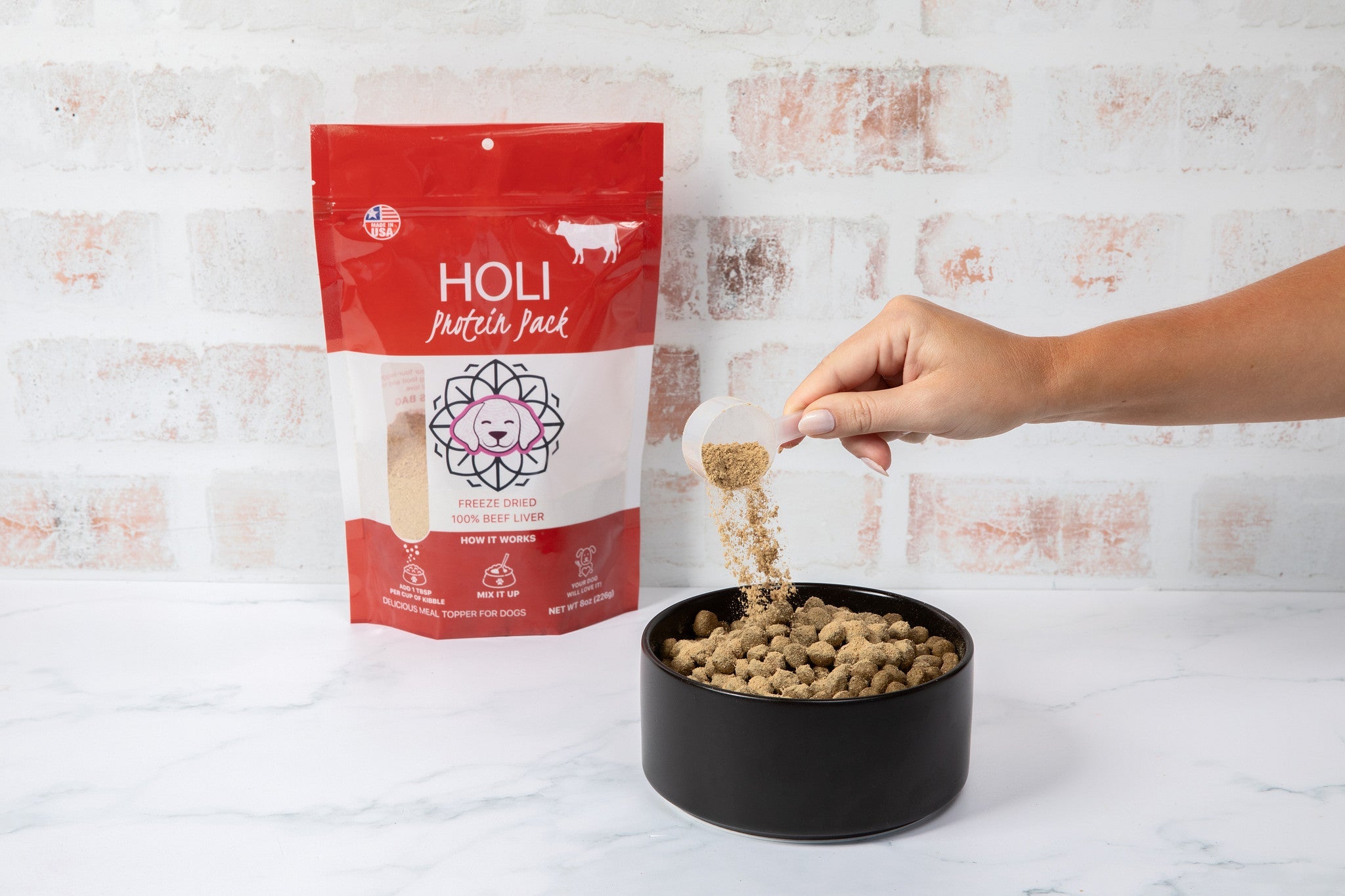 Lamb Liver Dog Food Topper - Freeze Dried - Single Ingredient