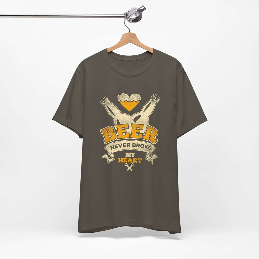 Beer Never Broke My Heart BBQ T-Shirt