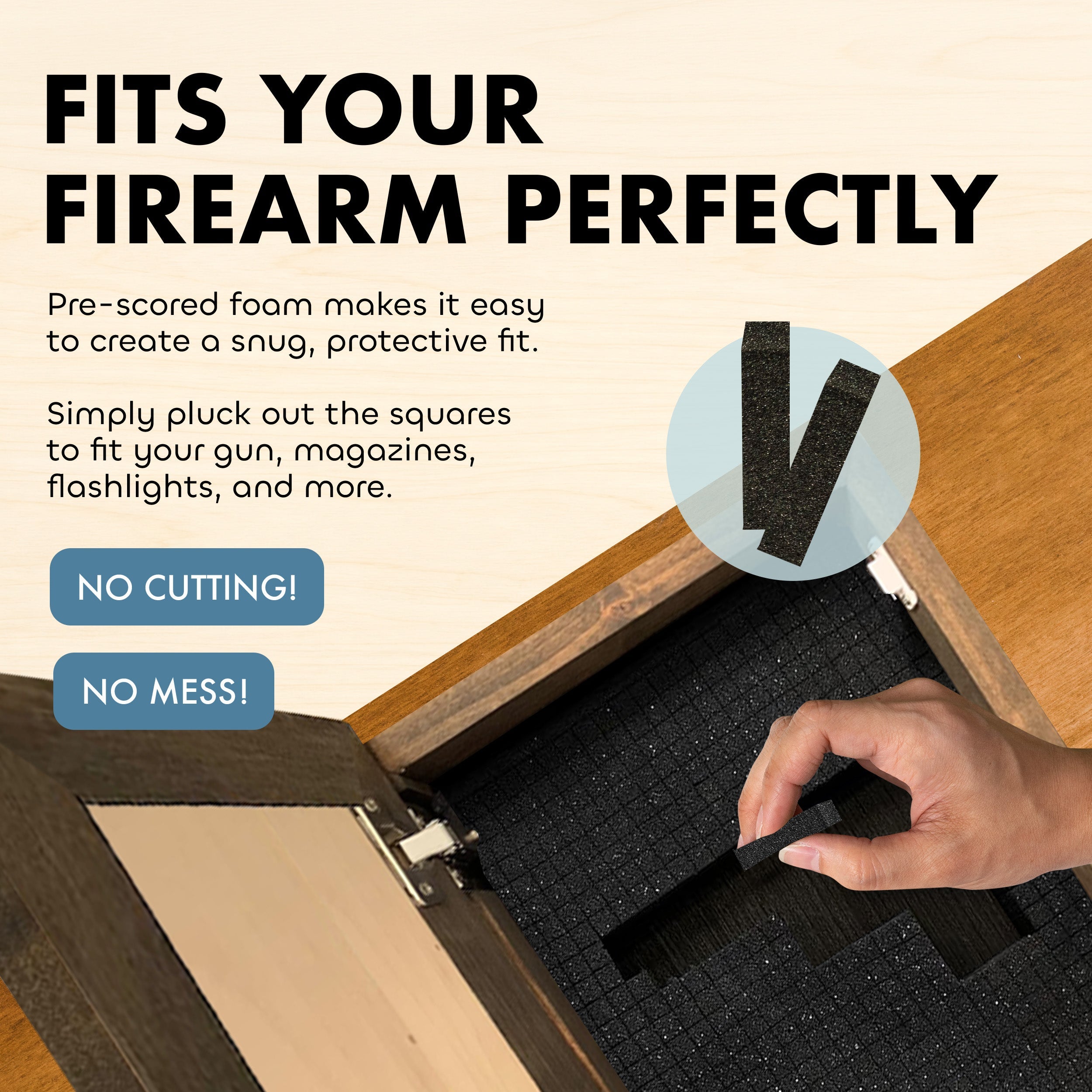 Grim Reaper Hidden Gun Safe Concealment Shelf Concealed Furniture