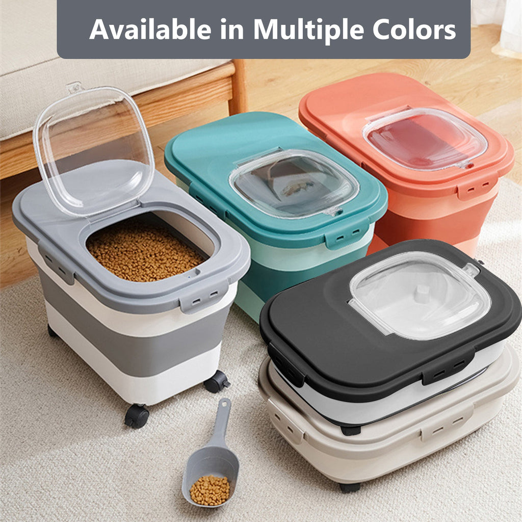 Best 20 Lb Pet Food Containers with Wheels and Lids - PhishStones Products