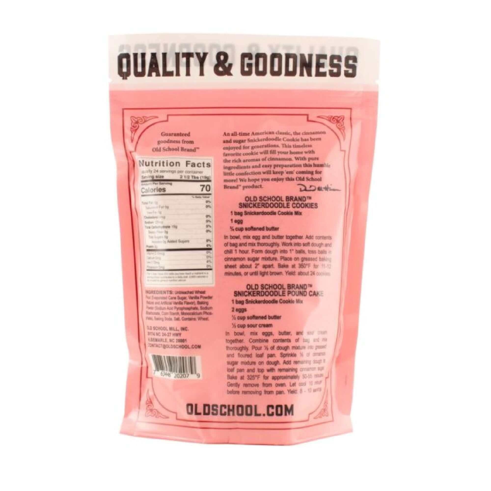 Old School Brand Snickerdoodle Cookie Mix