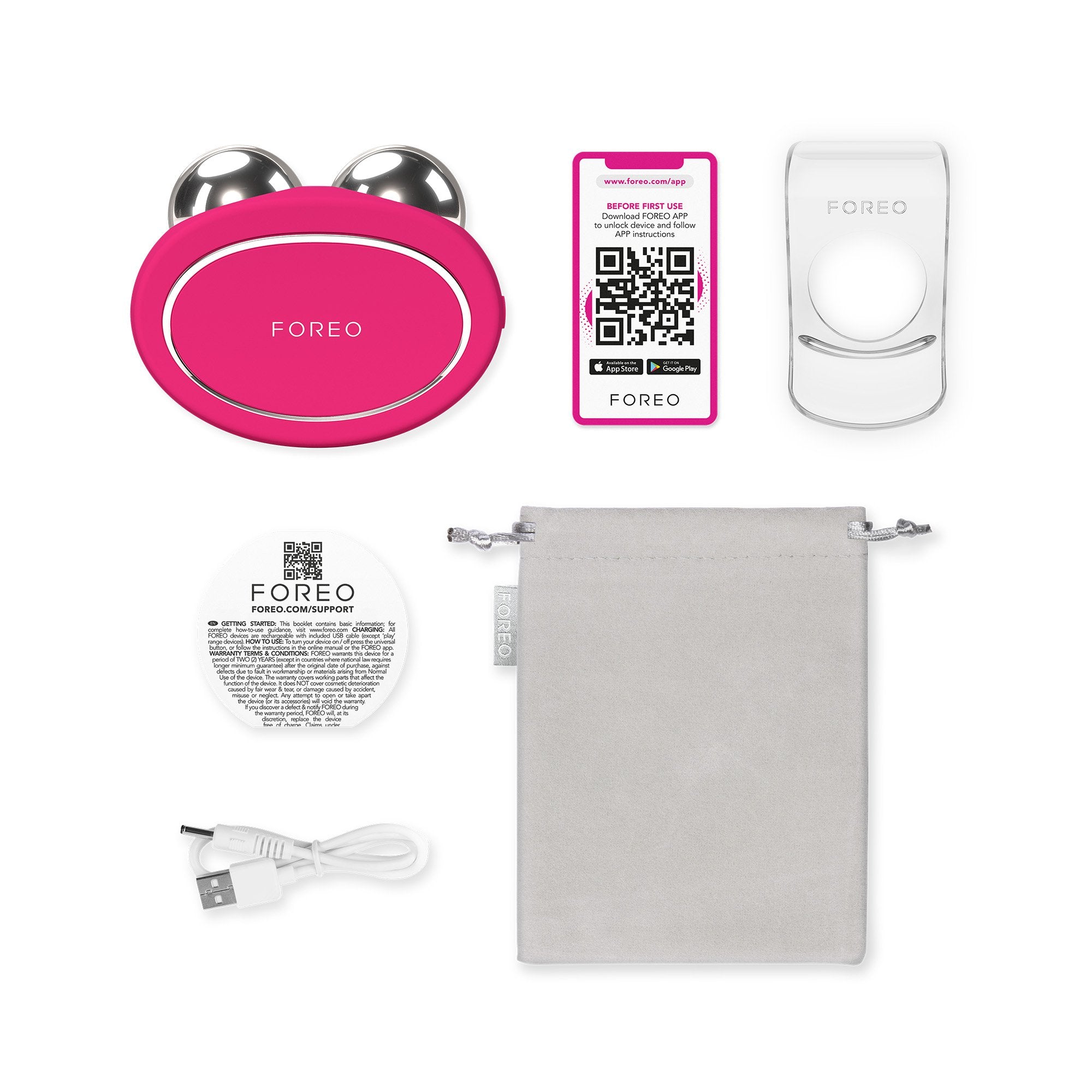 BEAR™ 2 Microcurrent Toning Device, Fuchsia F1795