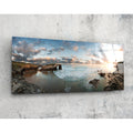 Rock Arch Cliff Coastline Waves Glass Wall Art