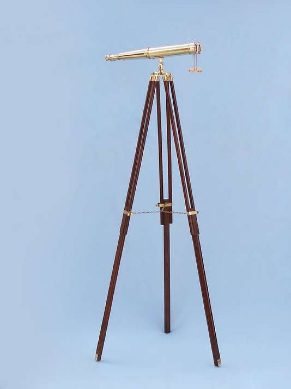 Floor Standing Admiral's Solid Brass Binoculars 62""