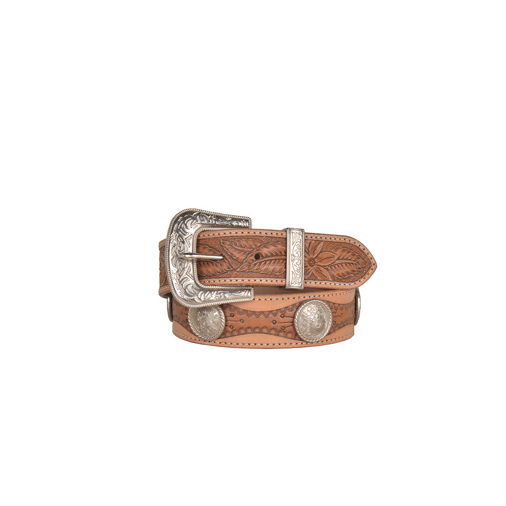Birch Hand - Tooled Leather Women's Belt - PhishStones Products