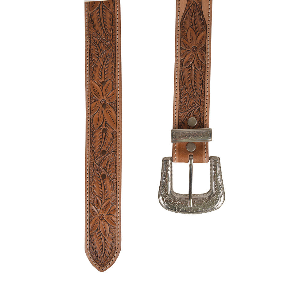 Birch Hand - Tooled Leather Women's Belt - PhishStones Products
