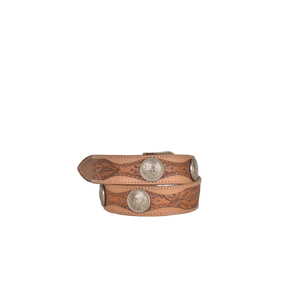 Birch Hand - Tooled Leather Women's Belt - PhishStones Products