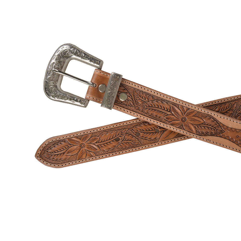 Birch Hand - Tooled Leather Women's Belt - PhishStones Products