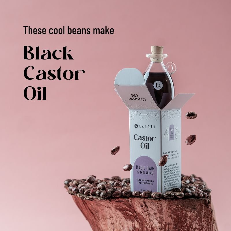 Black Castor Oil for Hair & Brows - PhishStones Products
