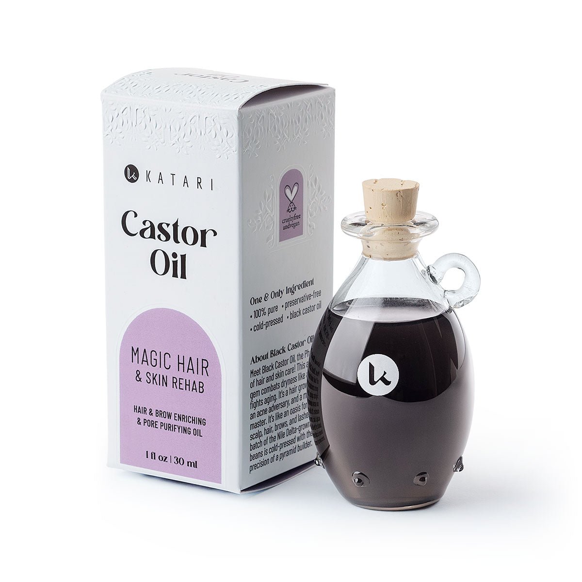 Black Castor Oil for Hair & Brows - PhishStones Products