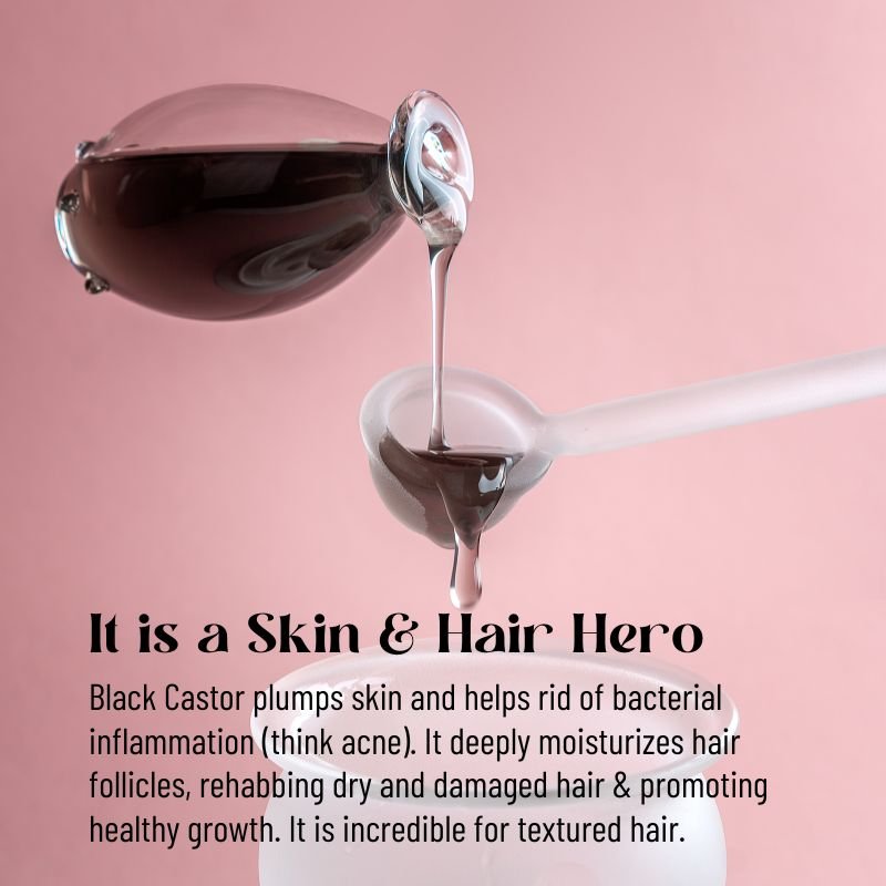 Black Castor Oil for Hair & Brows - PhishStones Products