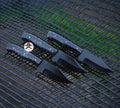 Black Honeycomb Grip Utility Blade Set - PhishStones Products