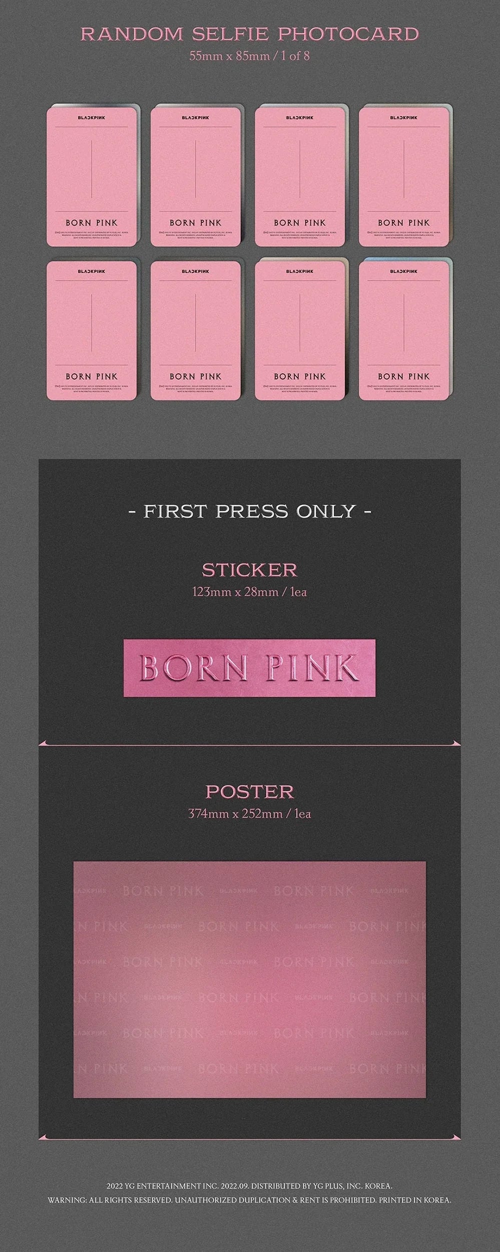 BLACKPINK 2nd Full Album - Born Pink (Box Set Ver)