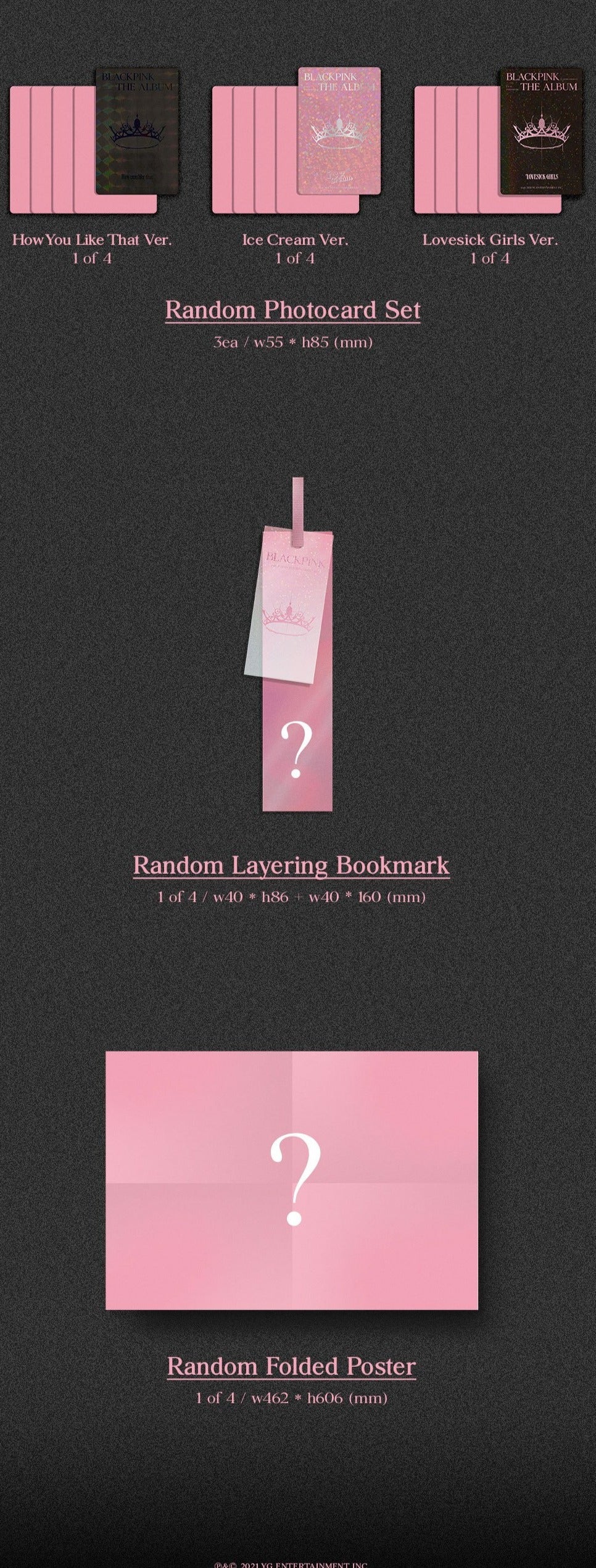 BLACKPINK [4+1] The Album Limited Edition Photobook