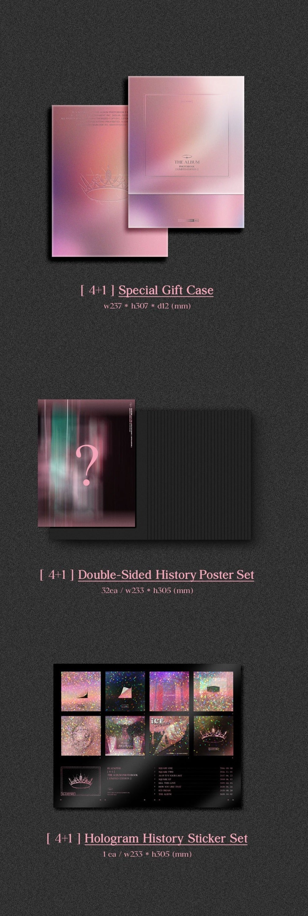 BLACKPINK [4+1] The Album Limited Edition Photobook