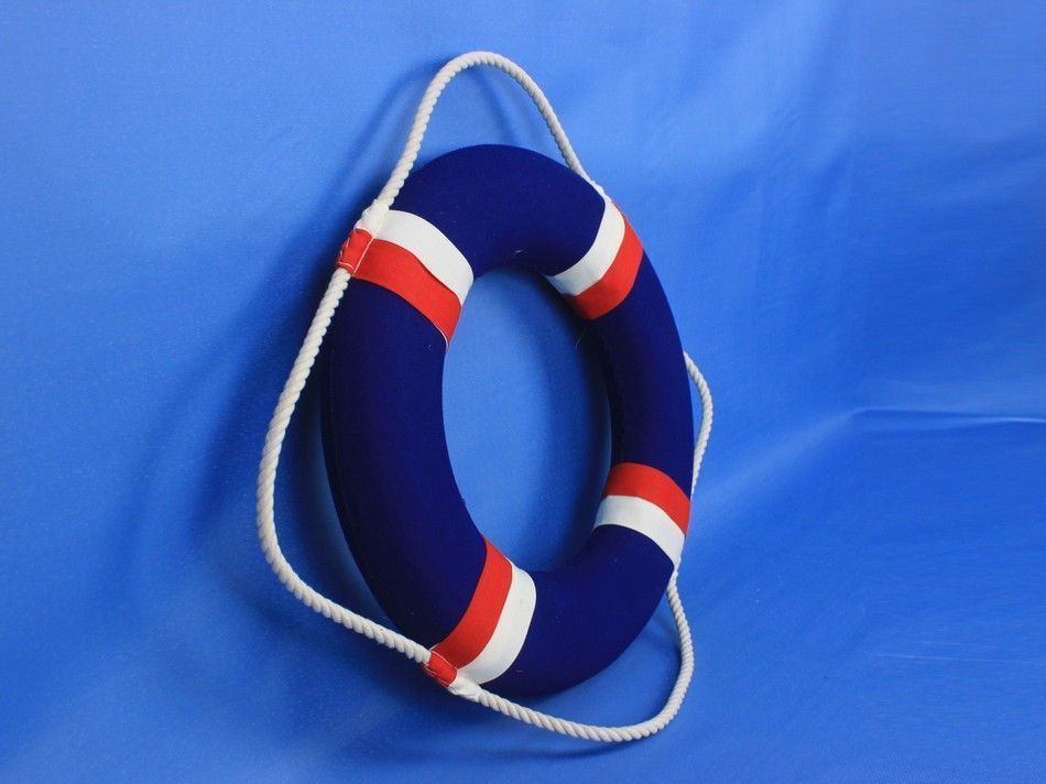 Blue Jacket Decorative Lifering 15""
