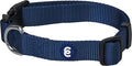 Blueberry Pet Essentials Dog Collar | Adjustable Nylon Dog Collar for Large Dogs | Classic True Navy Dog Collars for Small Dogs | Premium Pet Safety & Style with Secure Leash Attachment - PhishStones Products