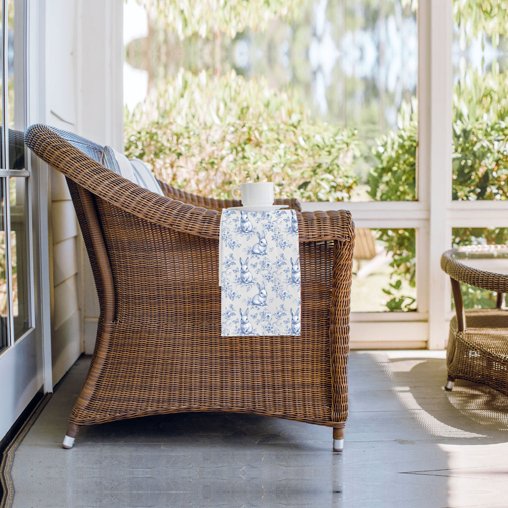 Blue Toile Towel