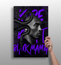Purple Snake Coil Basketball Legend Aluminum Print