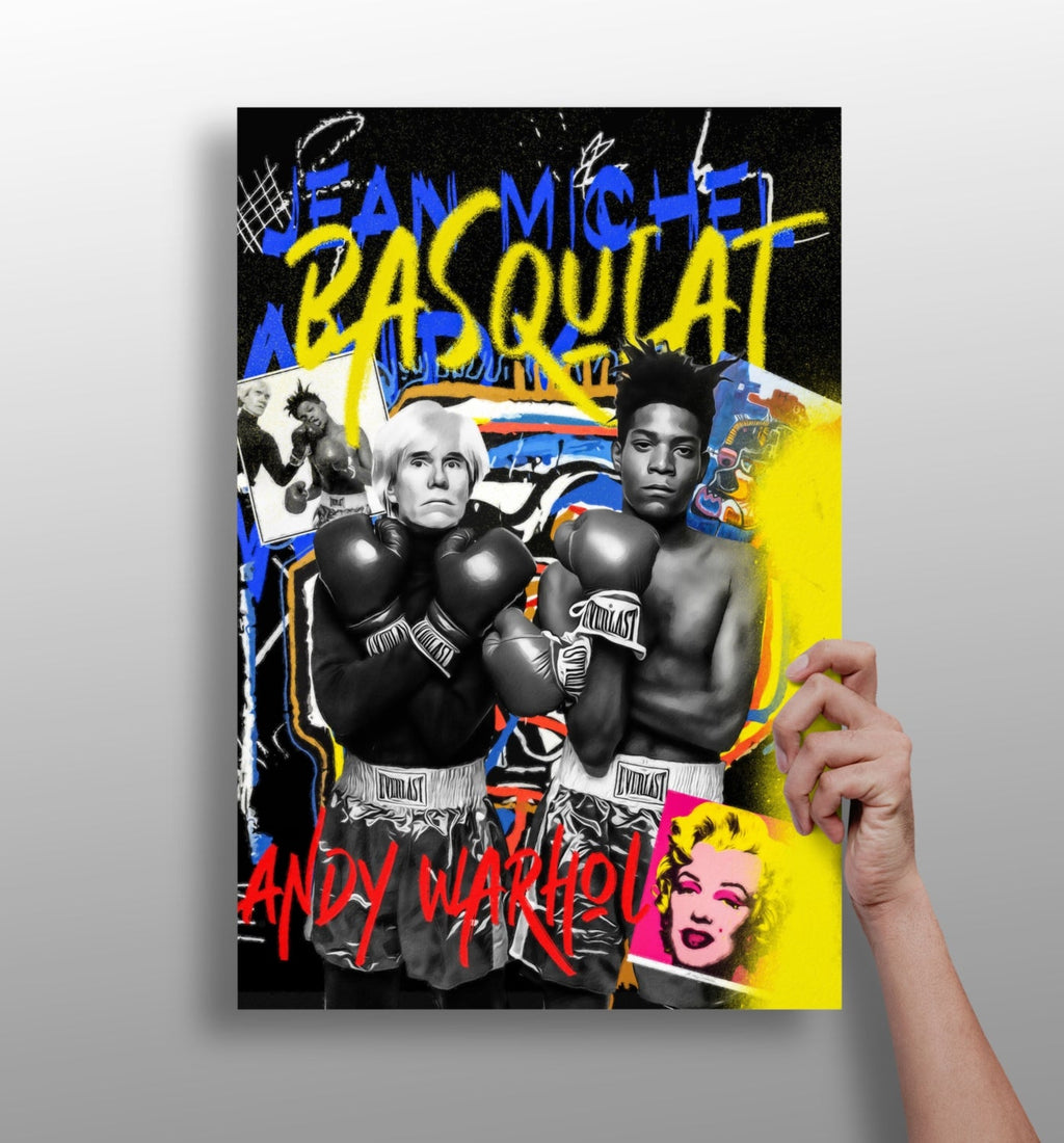 Graffiti Boxers Pop Art Aluminum Print