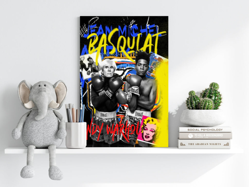 Graffiti Boxers Pop Art Aluminum Print