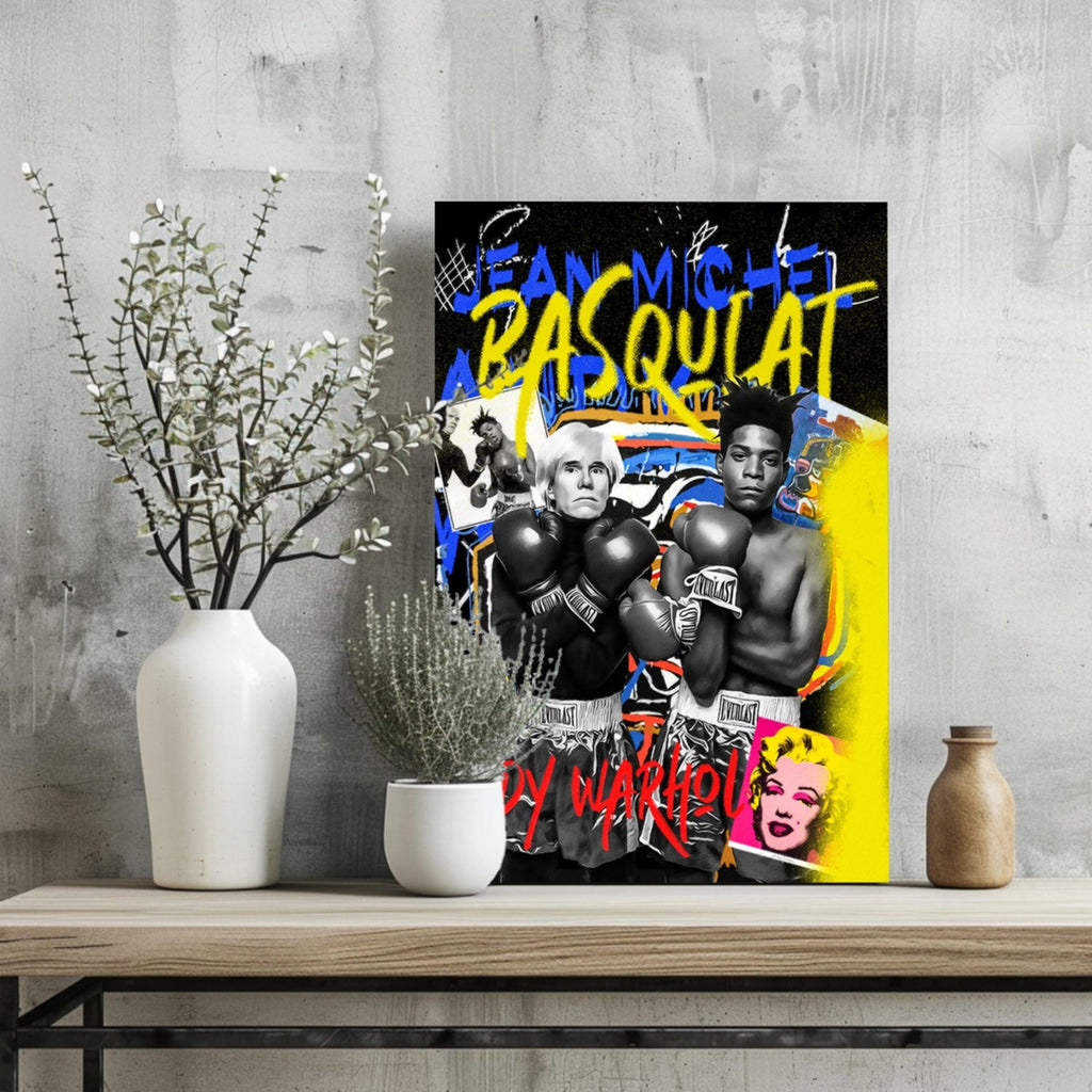 Graffiti Boxers Pop Art Aluminum Print