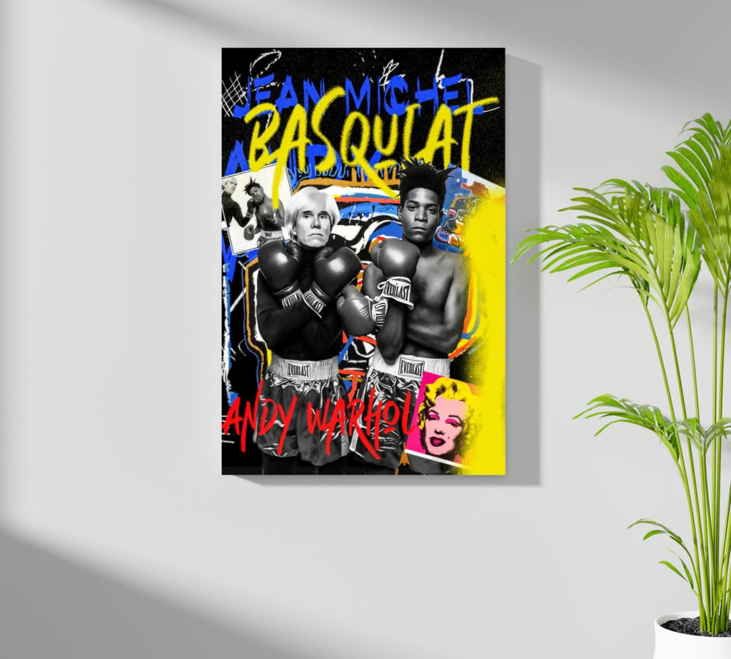 Graffiti Boxers Pop Art Aluminum Print