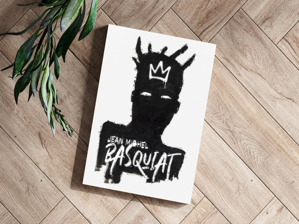 Black Crown Silhouette Aluminum Print