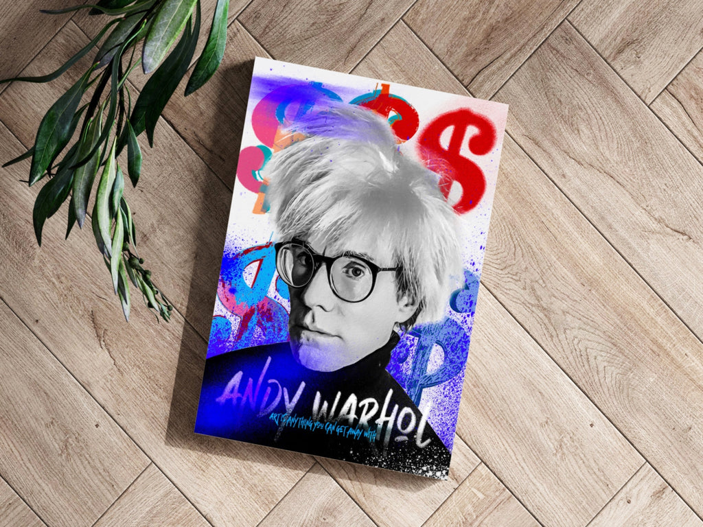 Wild Hair Pop Portrait Aluminum Print