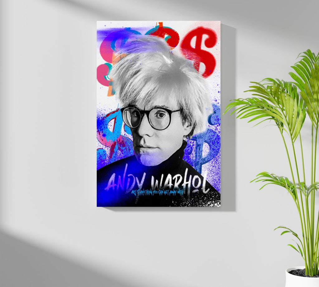 Wild Hair Pop Portrait Aluminum Print