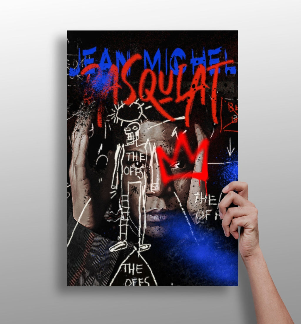 Red Crown Portrait Aluminum Print