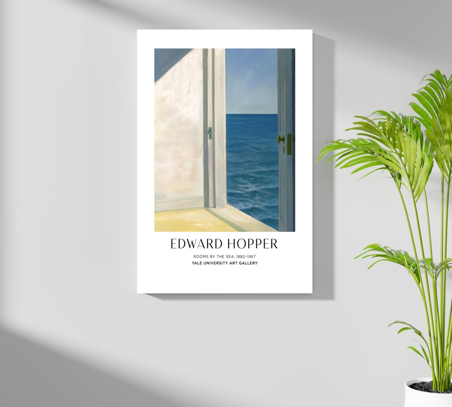 Open Door Room by the Sea Aluminum Print