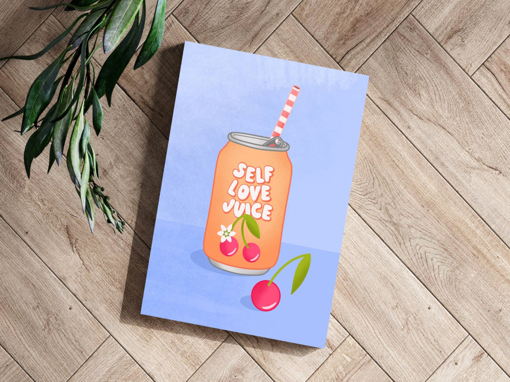 Cherry Soda Can Self Love Juice Retro Aluminum Print