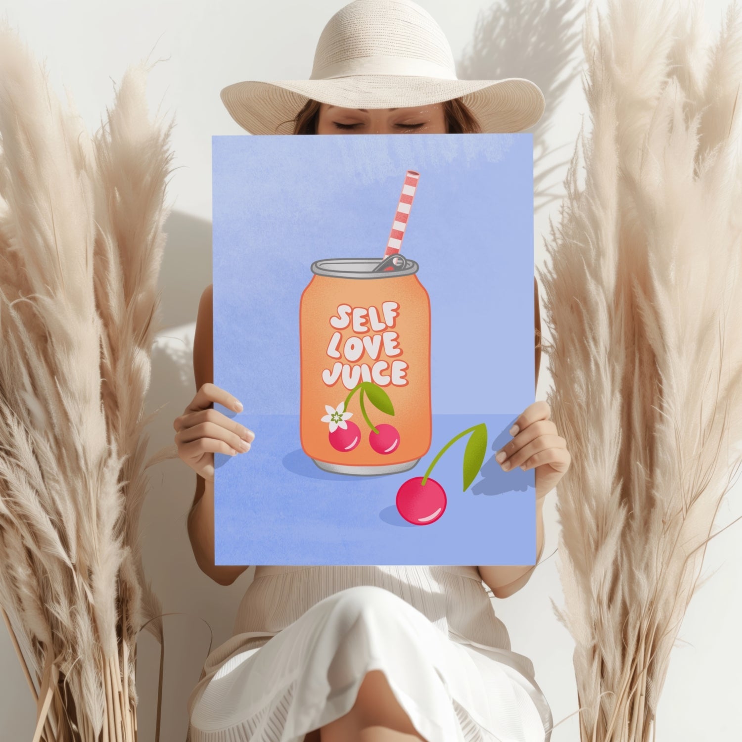 Cherry Soda Can Self Love Juice Retro Aluminum Print