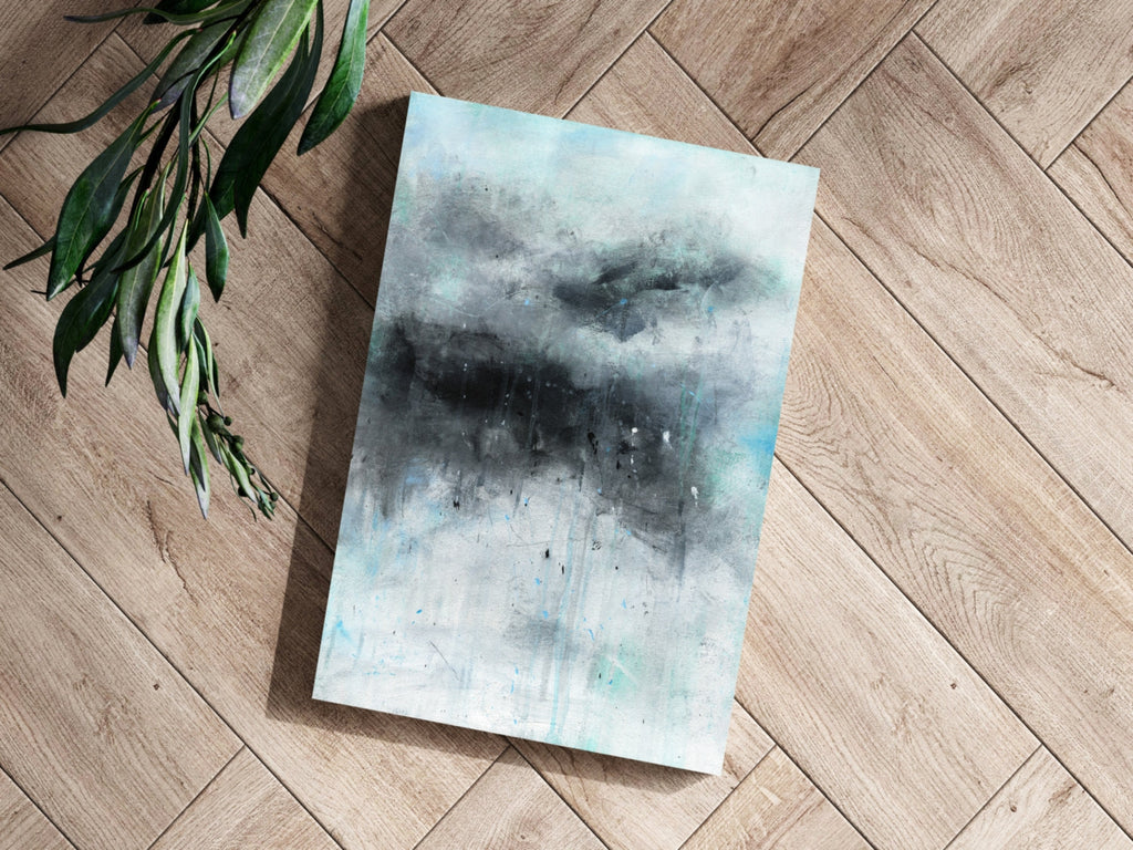 Stormy Gray Cloud Aluminum Print