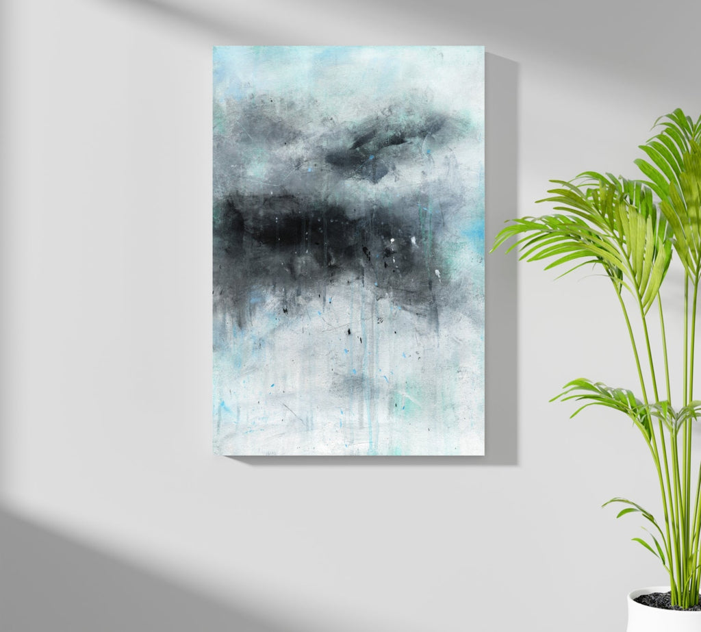 Stormy Gray Cloud Aluminum Print