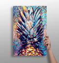 Glitter Confetti Pineapple Crown Aluminum Print