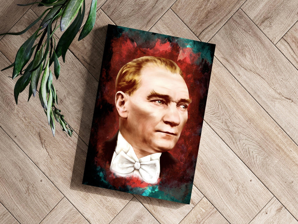 Ataturk Crimson Nebula Aluminum Print