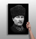 Ataturk in Kalpak Uniform Aluminum Print