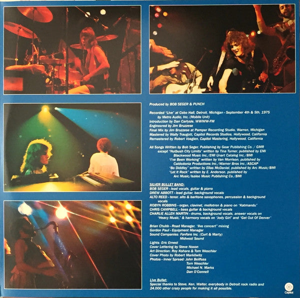 Bob Seger And The Silver Bullet Band Live Bullet Capitol Records, UMe, Hideout Records (4) 2xLP, Album, RE, RM, Gat Mint (M) Mint (M) - PhishStones Products